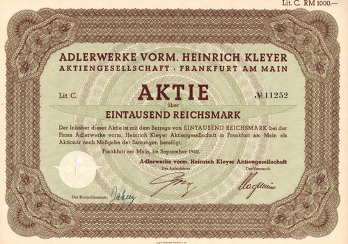 Adlerwerke vorm heinrich - vorm.,
