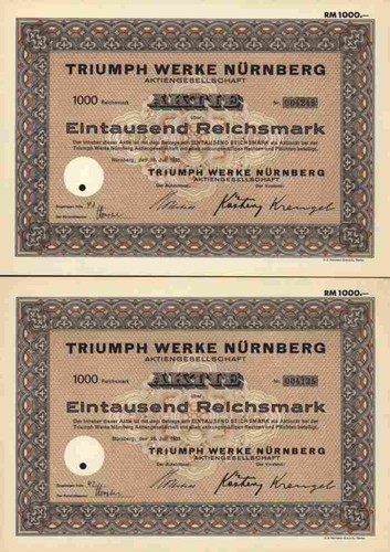 Triumph werke ag 1933 - 4, x
