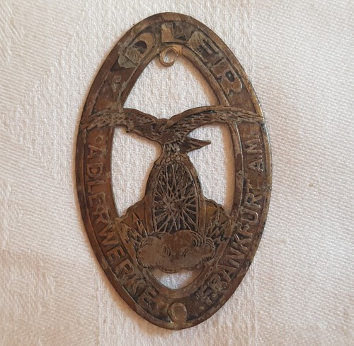 Altes steuerkopfschild adler - steuerkopfschild,