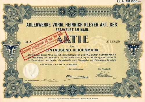 Adlerwerke deutsche hist - deutsche,