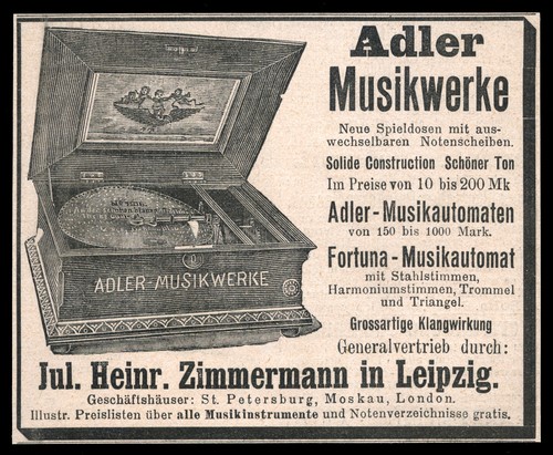 Alte werbung 1900 adler - alte,