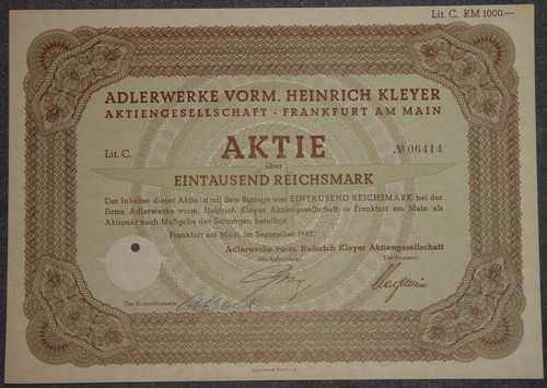 Adlerwerke vorm heinrich - adlerwerke,