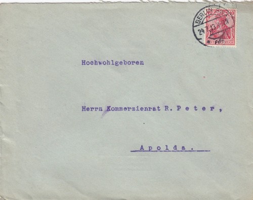 Berlin briefumschlag 1913 - berlin,,