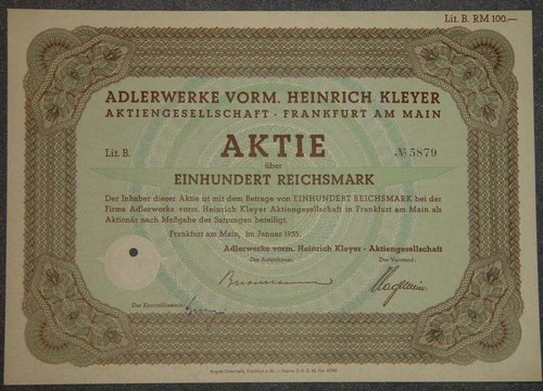 Adlerwerke vorm heinrich - adlerwerke,